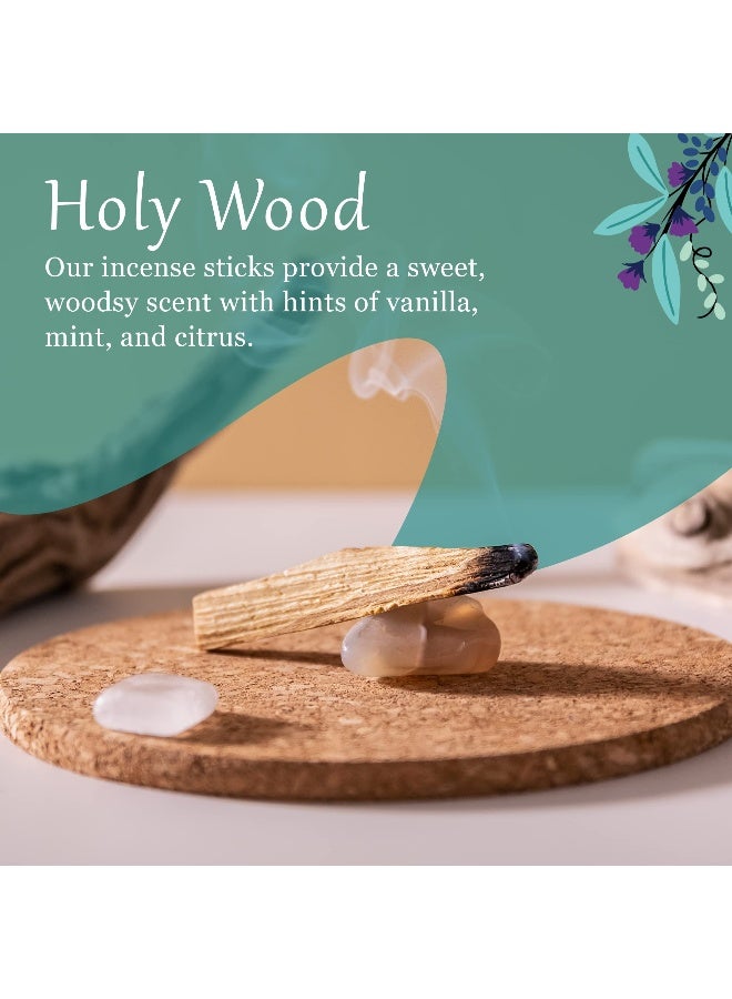 Alternative Imagination Palo Santo Sticks - Incense Sticks for Spiritual Cleansing, Stress Relief, Meditation Accessories, Home Fragrance - Sustainably Wild Harvested - Pack of 20 - Alternative Imagination - Image 3